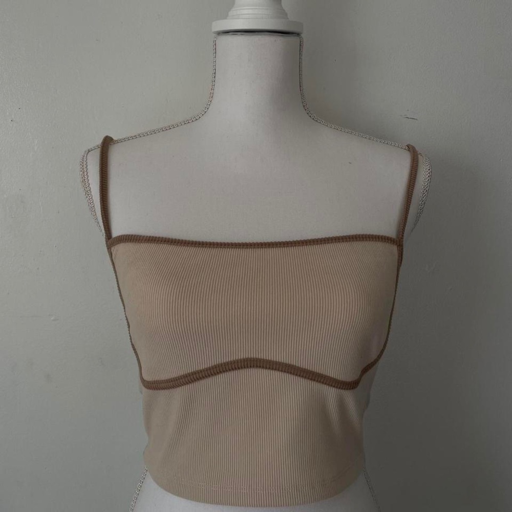 cream tank top